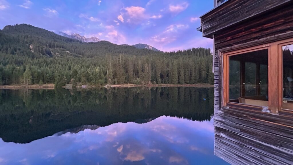 frauensee tiroler alpen